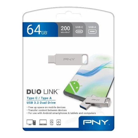 DUO LINK USB 3.2 TYPE-C 64GB