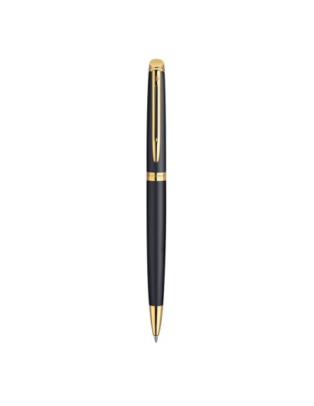Penna a sfera Waterman Hemisphere GT inchiostro blu Waterman nero con finiture placcate in oro - S0920770