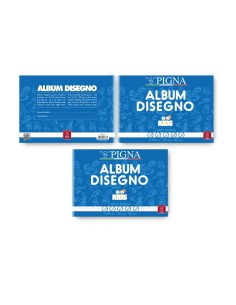 Album da disegno Pigna Kids - 17x24 cm 80 g/m² pagine bianche - 32 ff - conf. 10 pezzi - 0202906BI 2