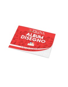 Album da disegno Pigna Kids - 24x33 cm 110 g/m² rigatura 5 mm - 20 ff - conf. 10 pezzi - 02019635M 2