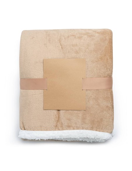 Coperta fleece e sherpa Liriope - beige/bianco 1403013