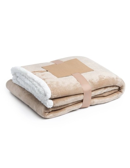 Coperta fleece e sherpa Liriope - beige/bianco 1403013