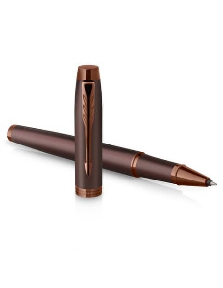 Penna roller monocromatica Parker punta fine nero finitura bordeaux 2190513