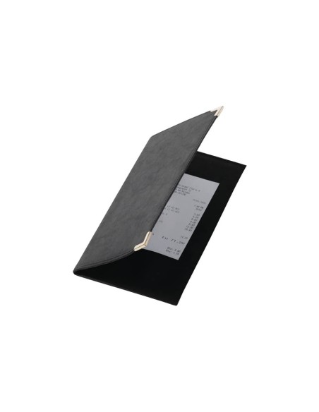Portaconto Securit® Classic in similpelle 12x23 cm nero MC-CRBP-BL