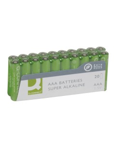 Batterie alcaline Q-Connect AAA  conf. 20 pezzi KF10849 2