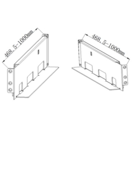 KIT 2 STAFFE SUPPORTO UPS RACK