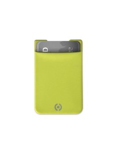 ADHESIVE POCKET FOR CARDS YELLOW