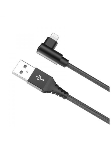 USB-A TO LIGHTNING 12W CABLE MFI BK