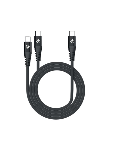 USB-C TO 2 USB-C CABLE BK