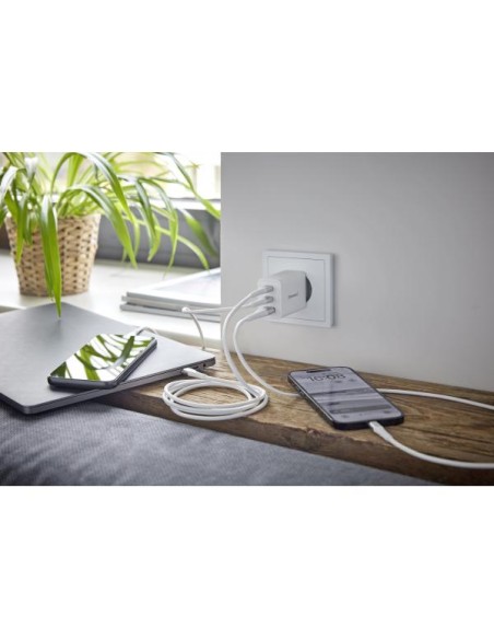 POWER ADAPTER 2 USB-C + 1 USB A 65W