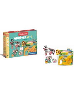 MONTESSORI - ANIMALI 3IN1