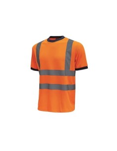 T-Shirt alta visibilità Hl165Yf Mist arancio fluo 2