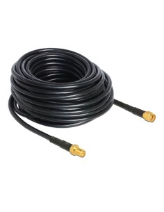 Cavo Antenna SMA M/F a Basse Perdite 15m Nero 2