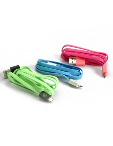 Espositore 48 Cavi Flat USB A / Micro USB B Multicolor