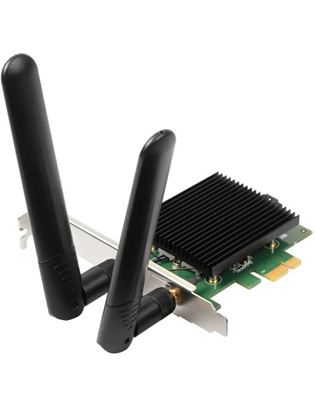 Adattatore WiFi AX3000 Scheda plug-in WLAN PCI Express 3000 MBit/s Bluetooth 5.0, EW-7833AXP