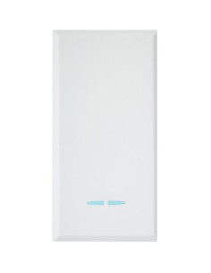 WHITEK S44 Interruttore con Gemma 1P 16AX Illuminabile 1 Modulo Bianco Opaco