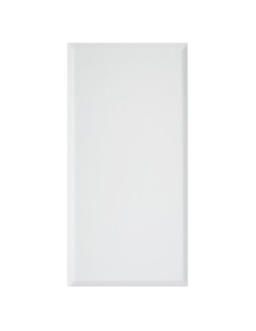 WHITEK S44 Tappo Copriforo 1 Modulo Bianco Opaco