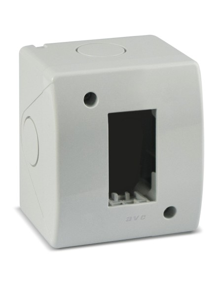 Contenitore Autoportante IP40 S44 per Minicanali 1 Modulo Bianco