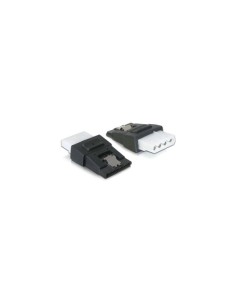 Adattatore di Alimentazione 4 pin Molex F a SATA 15 pin F con Clip