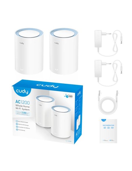 Sistema Wi-Fi Mesh AC1200 Dual Band per Tutta la Casa, M1200 2pz