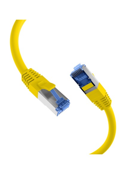 Cavo di Rete Patch in Rame Cat.6A S/FTP TPE Cat.7 Ultraflex Giallo 1m