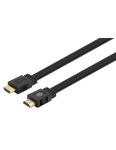 Cavo HDMI High Speed With Ethernet Piatto 0.5m nero