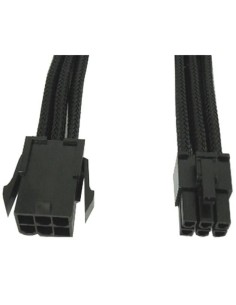 Cavo Prolunga PCI-E 6 Pin 30 cm con Guaina Nera