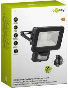 Faretto LED da Esterno con Rilevatore di Movimento PIR 30W 2
