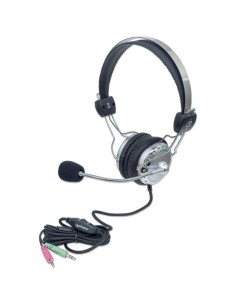 Cuffia Stereo con Microfono con Asta Flessibile