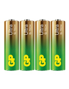 Confezione 4 Batterie GP Ultra Alcaline Stilo AA 15AU/LR6 2