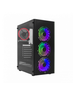 Case Gaming ATX Mid-Tower con Pannello Laterale e Frontale Trasparenti 2