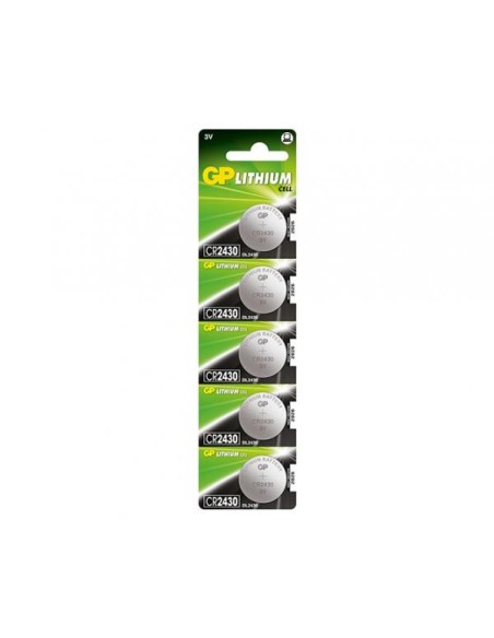 Blister 5 Batterie Litio a Bottone CR2430