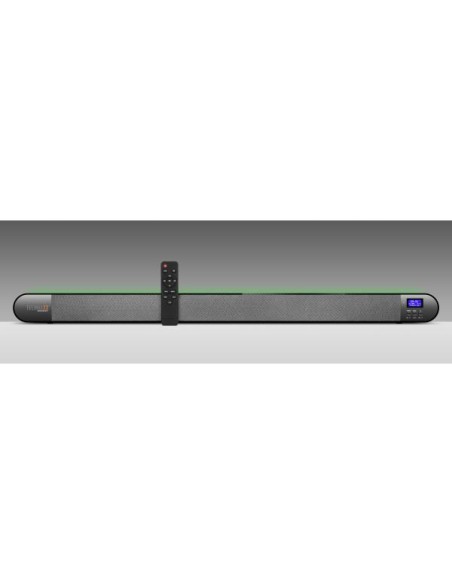 Soundbar con Radio DAB+ e FM Bluetooth V5.0 Connessione Ottica e Luce LED 7 Colori, TX-139