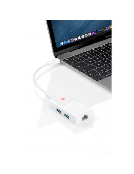Hub USB-C SuperSpeed 2 USB 3.2 e RJ-45 Gigabit