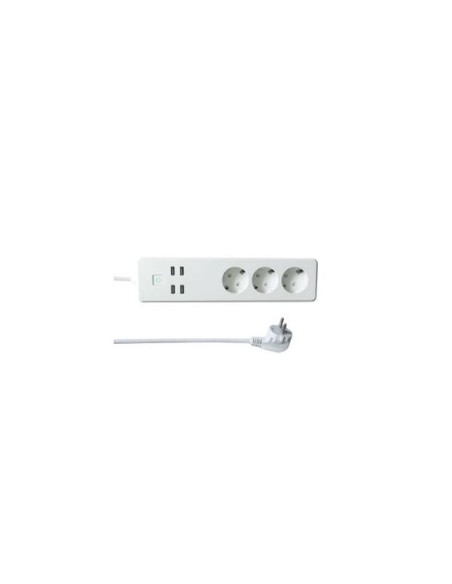 Multipresa Intelligente 3 Prese Schuko 4 USB Controllo Vocale, R4028