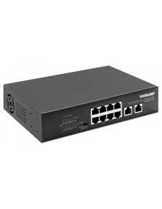 Switch Ethernet Gigabit 8 Porte PoE+ con 2 porte RJ45 Gigabit Uplink 2