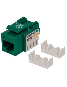Frutto Keystone RJ45 Cat5e UTP Verde