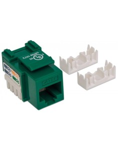 Frutto Keystone RJ45 Cat5e UTP Verde 2