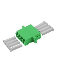 Adattatore Quadruplo LC/APC Monomodale Manicotto in Ceramica SC Duplex Verde