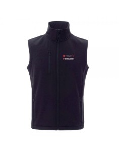 Smanicato da uomo Nero taglia M con loghi Techly Professional e Intellinet