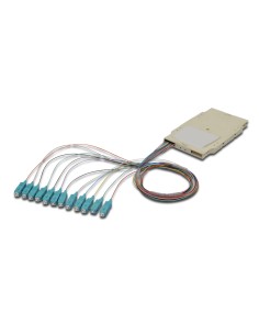 Cassetta di Giunzione Attrezzata con 12 Pigtail Fibra Multimodale OM3 SC 50/125 2m