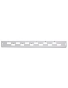 Pannello di distribuzione 12 bussole SC Duplex / LC Quad 1U Grigio