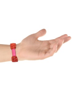 Bracciale Paracord con Micro USB Rosso 2