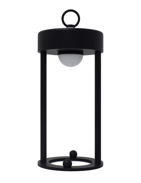 Lampada da Tavolo LED Portatile in Ferro con Maniglia