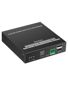 Ricevitore per Extender Ottico KVM HDMI Over IP Full HD Non Compresso fino a 40Km