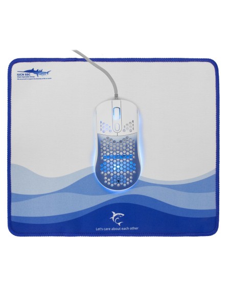 Mouse Ottico USB 7200 Dpi 6 Tasti Retroilluminazione LED RGB con Tappetino 30x25