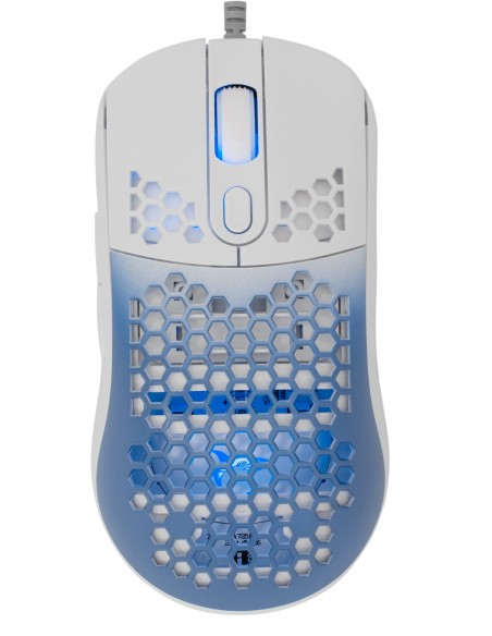 Mouse Ottico USB 7200 Dpi 6 Tasti Retroilluminazione LED RGB con Tappetino 30x25