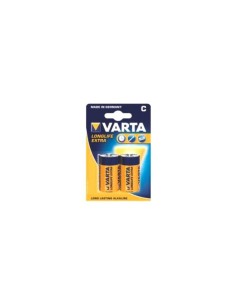 Blister 2 Batterie 1.5V Longlife Alcalina C Mezza Torcia