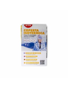 Coperta isotermica anti caldo (lato argento) e anti freddo (lato oro) - 63 g PVS 210x160 cm - COP216                2