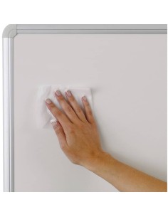 Contenitore per detergenti lavagna Q-Connect include 100 salviette e un detergente liquido da 250 ml - KF00291A 2